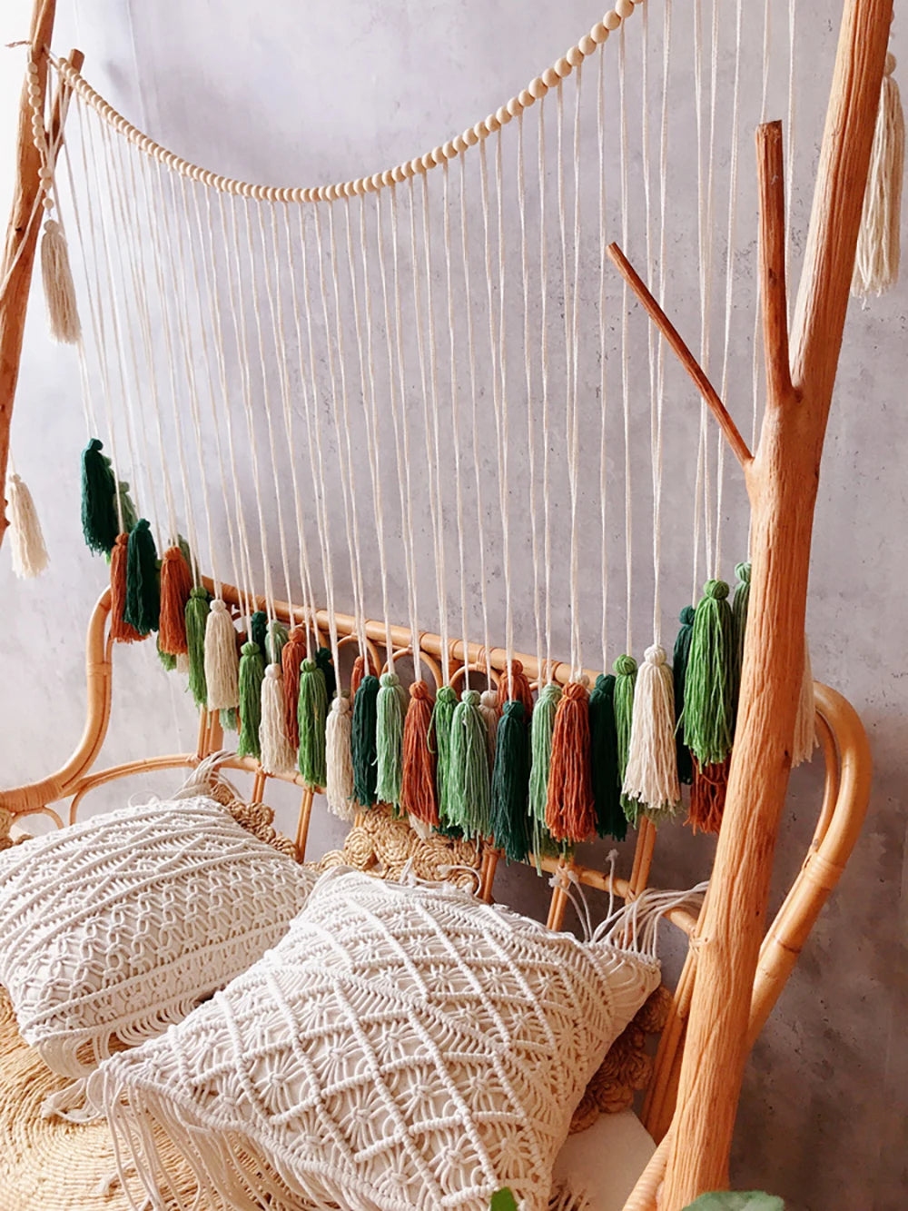 Macramé mural bohème - Boho