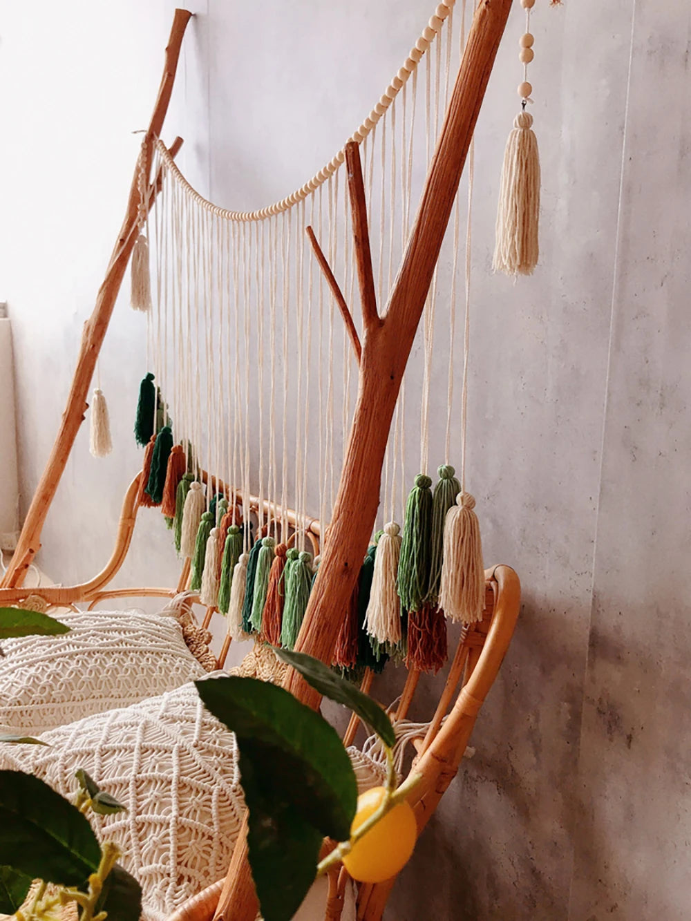 Macramé mural bohème - Boho