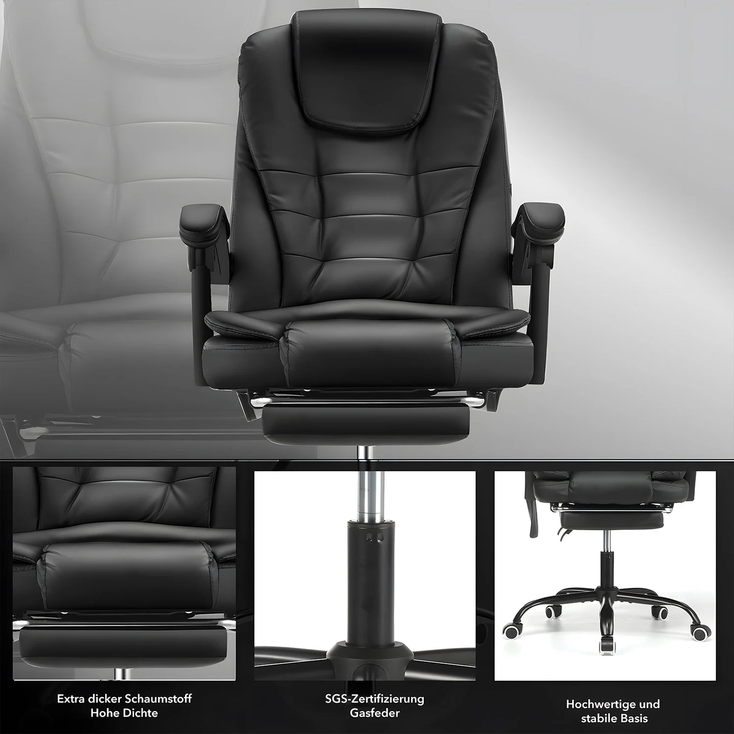 Chaise de bureau avec massage intégré | MURANO ACTIVE