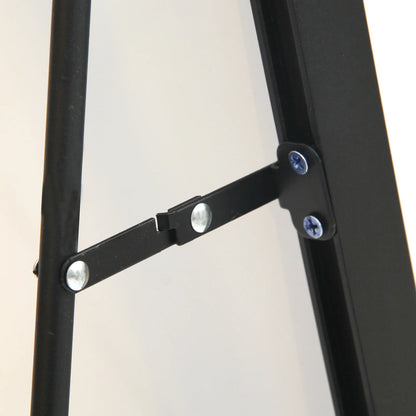 Miroir mural  – Cadre métal & verre renforcé (140 × 40 cm)