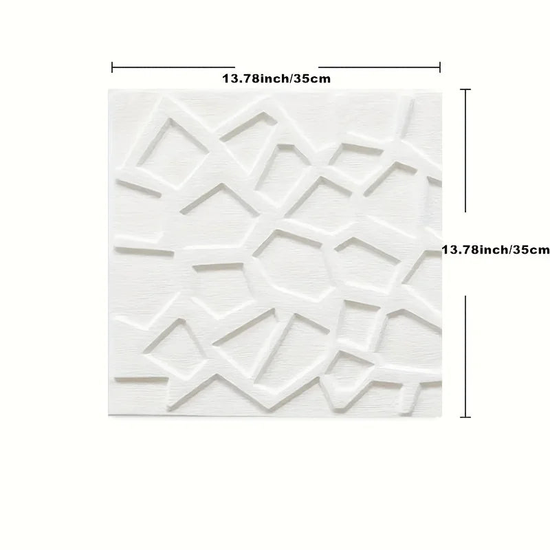 Panneau mural 3D - Effet Géométrique (35 x 35 cm)