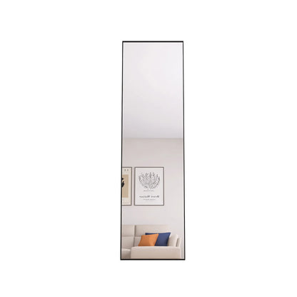 Miroir mural  – Cadre métal & verre renforcé (140 × 40 cm)