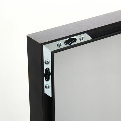 Miroir mural  – Cadre métal & verre renforcé (140 × 40 cm)