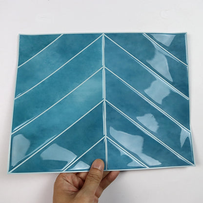 Panneau mural 3D - Effet brique vernis (23 x 29 cm)