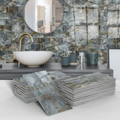 Panneau mural 3D - Effet Carrelage (10 x 20 cm)