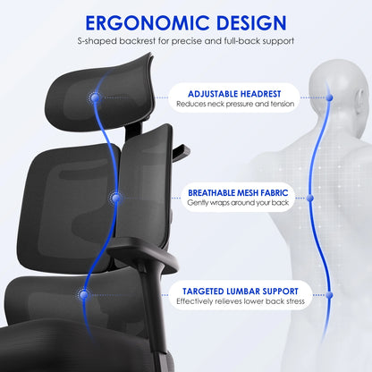 Chaise de bureau ergonomique | SHAPER MAX