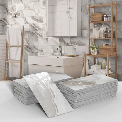 Panneau mural 3D - Effet Carrelage (10 x 20 cm)