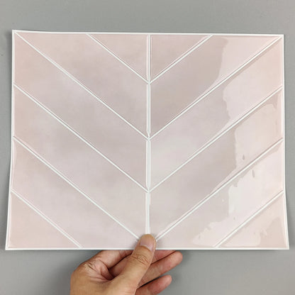 Panneau mural 3D - Effet brique vernis (23 x 29 cm)