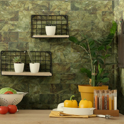 Panneau mural 3D - Effet Carrelage (10 x 20 cm)