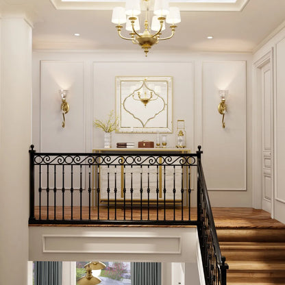 Miroir mural carré argent & bordure dorée – Élégance chic (60 × 60 cm)