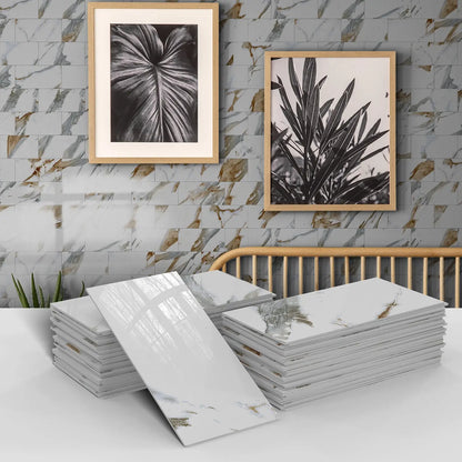 Panneau mural 3D - Effet Carrelage (10 x 20 cm)