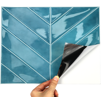 Panneau mural 3D - Effet brique vernis (23 x 29 cm)