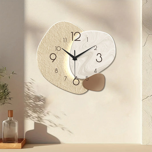 Horloge murale style japonais – Design géométrique