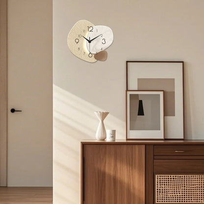 Horloge murale style japonais – Design géométrique