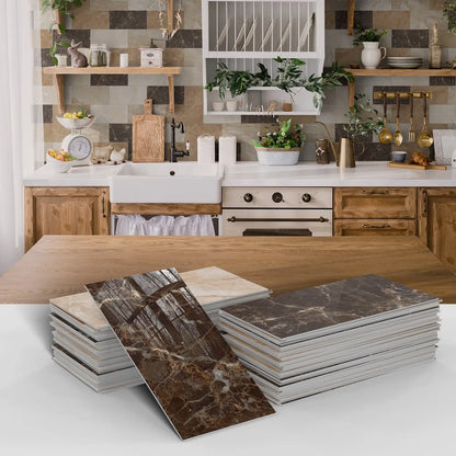 Panneau mural 3D - Effet Carrelage (10 x 20 cm)