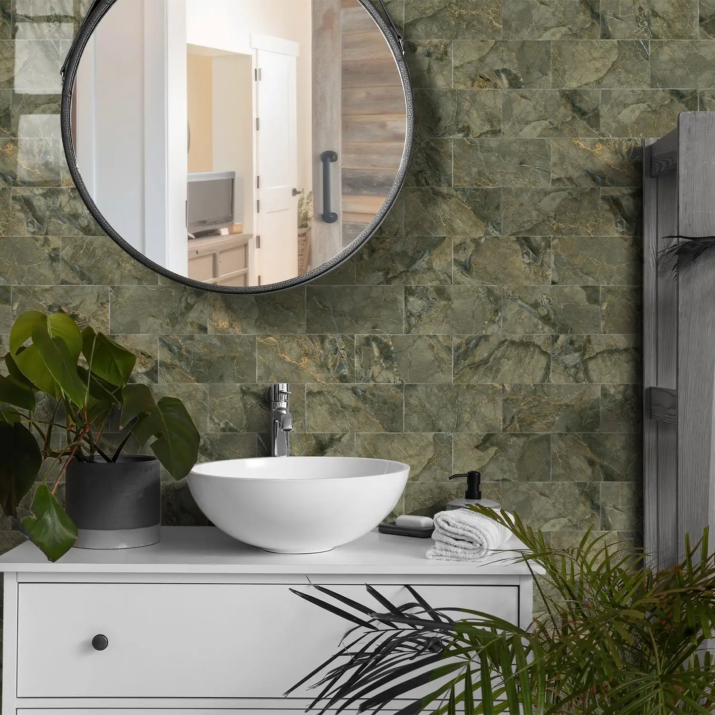 Panneau mural 3D - Effet Carrelage (10 x 20 cm)